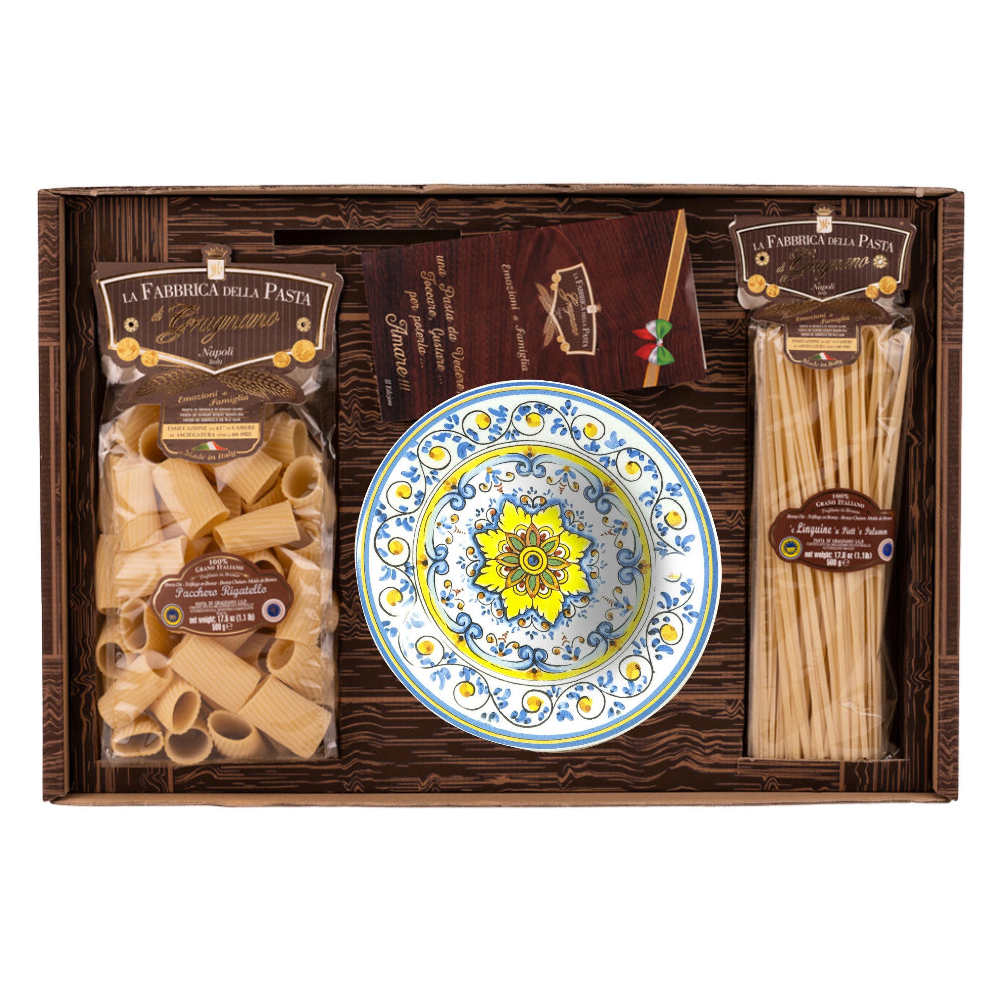 Vassoio con Piatto Fondo in ceramica italiana