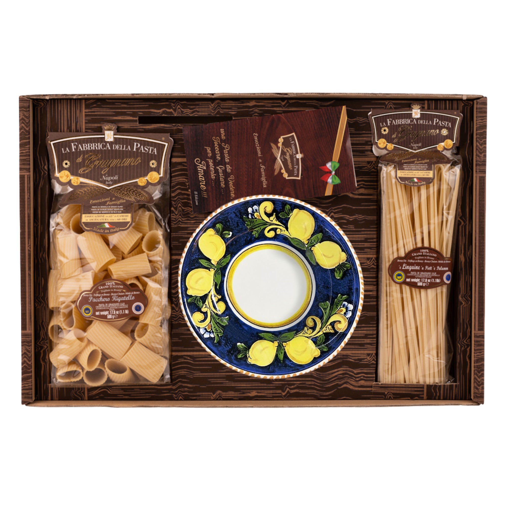 Vassoio con Piatto Fondo in ceramica italiana